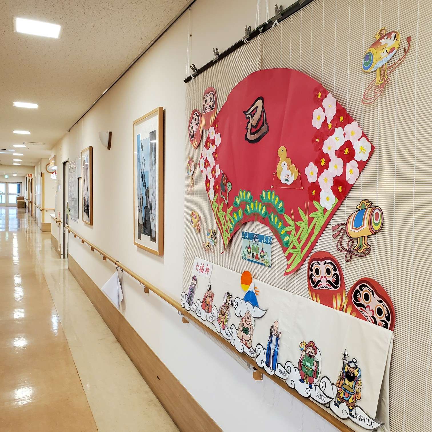 病棟の廊下です