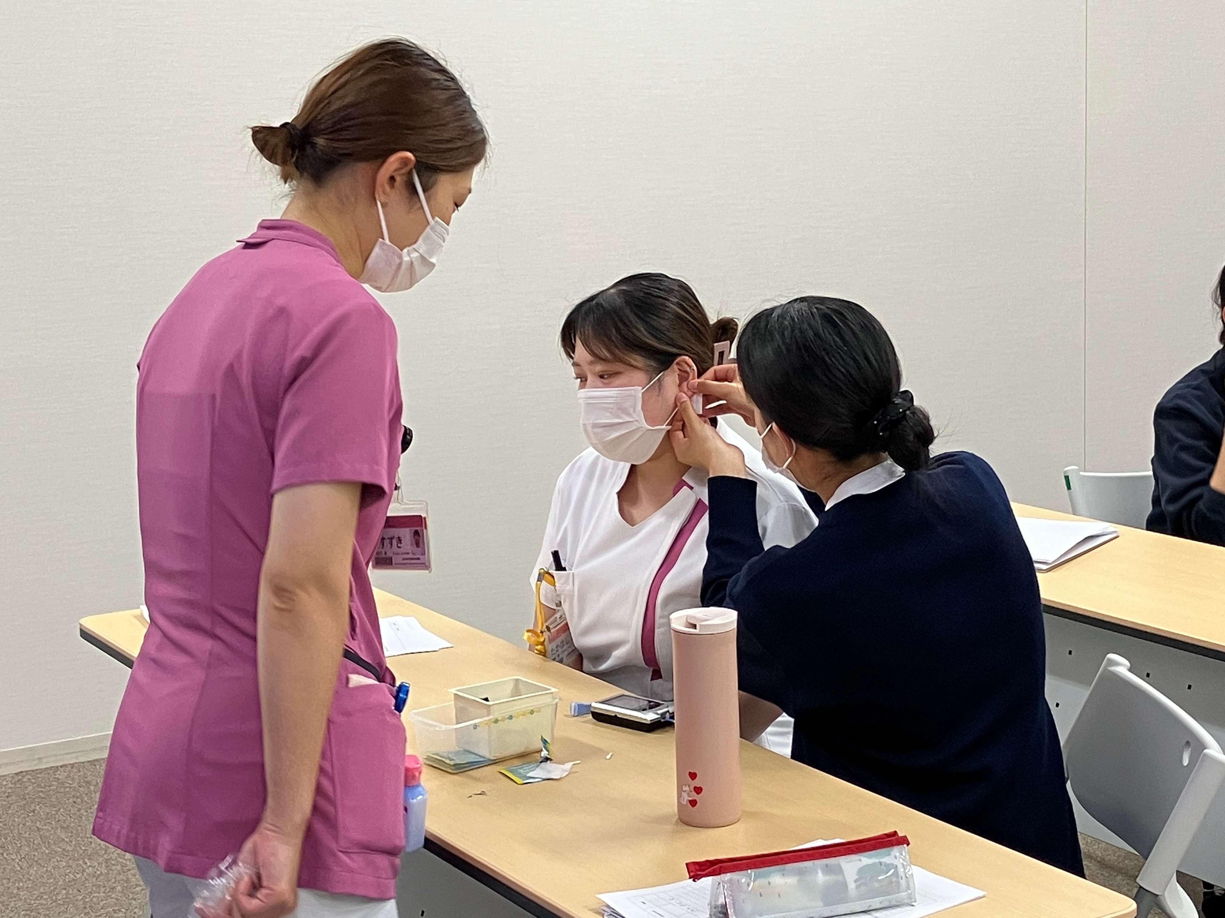 血糖値研修風景