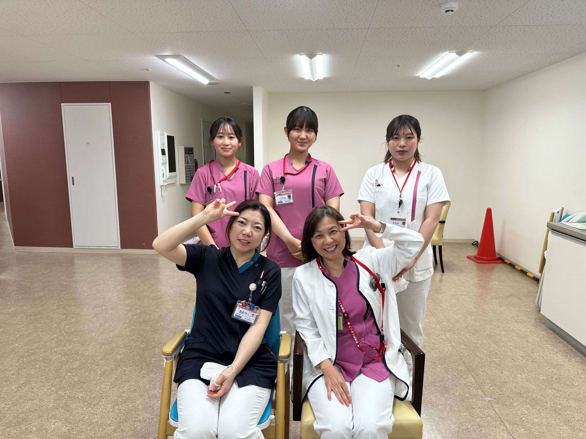 ICUの新人ナース☺部長と主任も一緒に☺