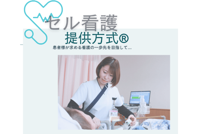 患者様に寄り添った看護を目指して、セル看護提供方式®を採用しています。
