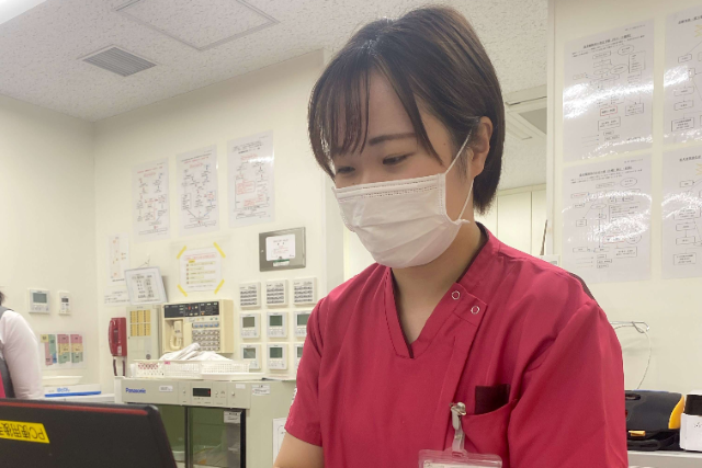 電子カルテ入力中です