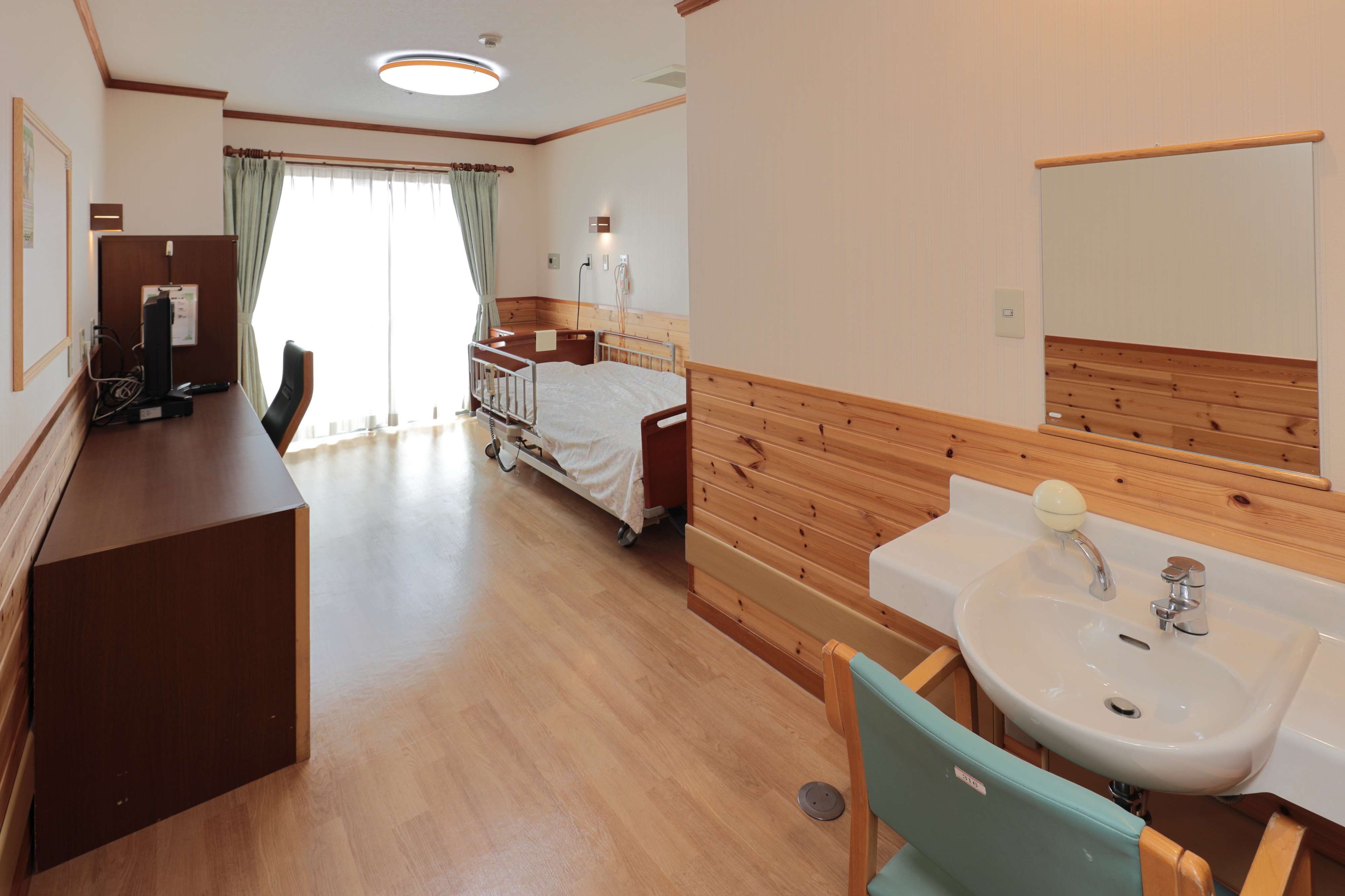 病室の様子。