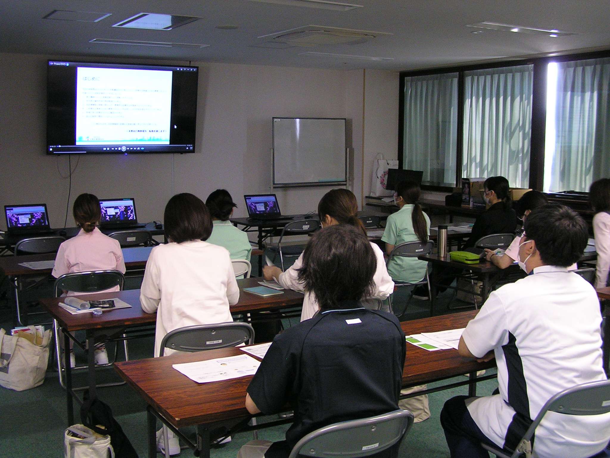 新入職研修の様子