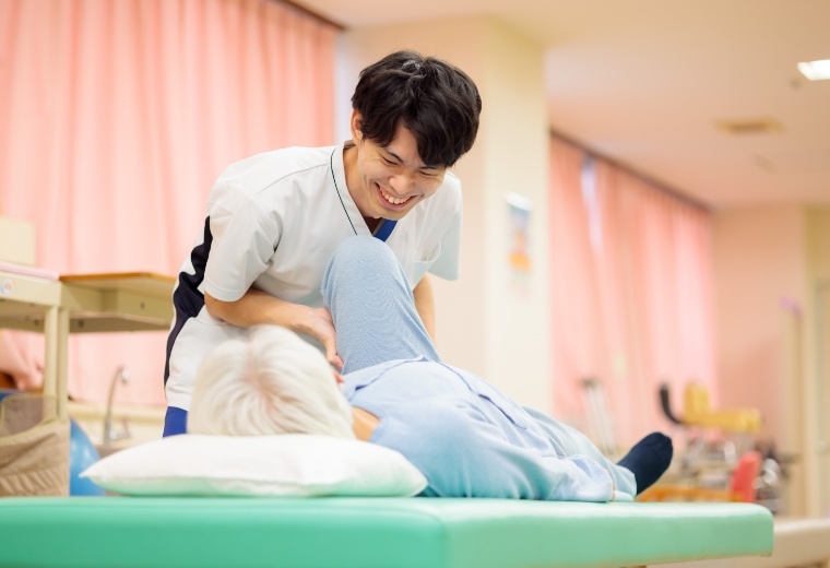 リハビリスタッフも多数働いています！