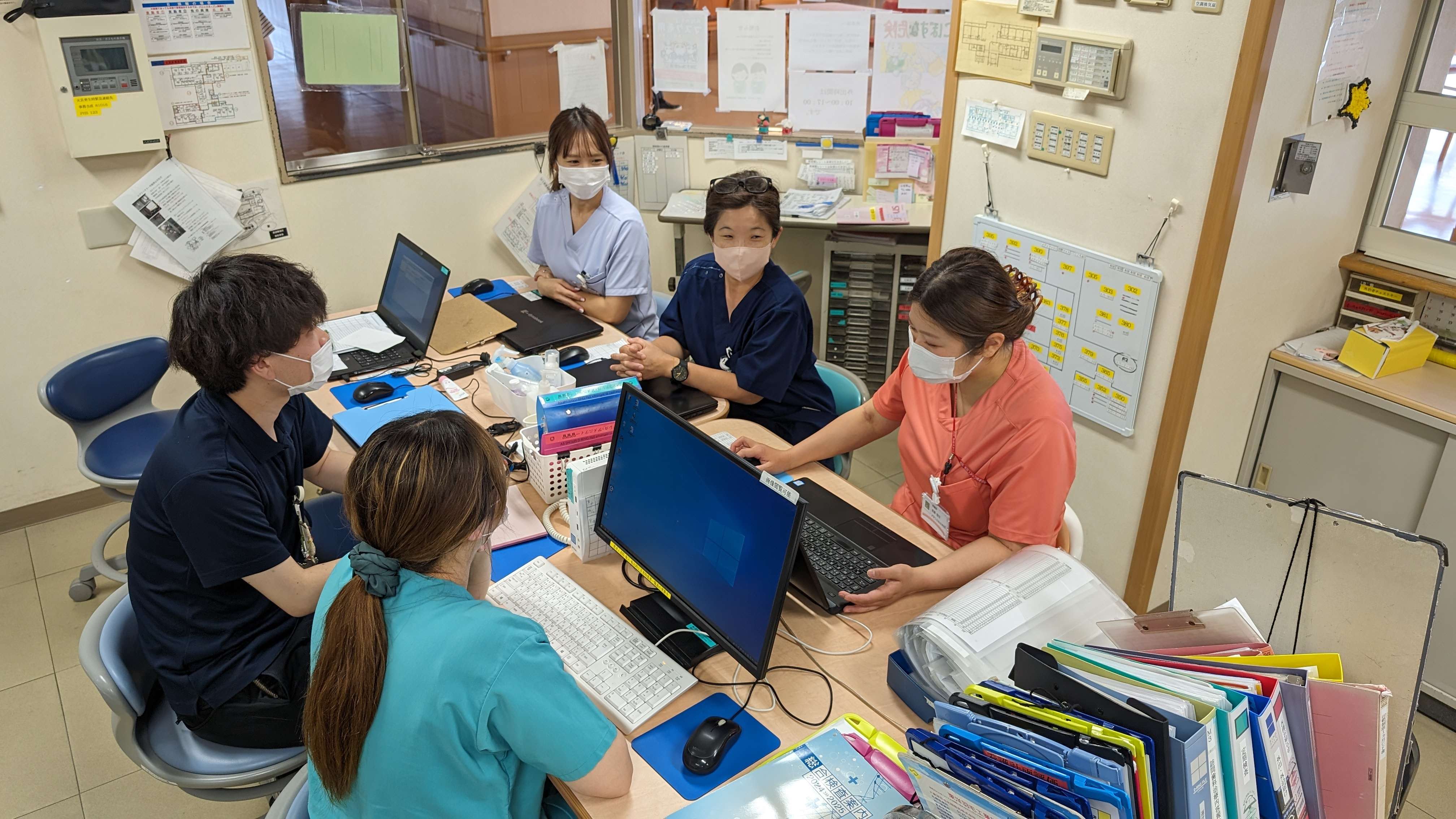 看護カンファレンスの様子