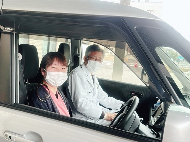 訪問診療いってきます！