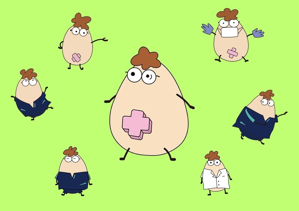 イメージキャラクターの【ふふか】です。特徴はふっふっふっと笑うところです。院長に似ているような似ていないような・・